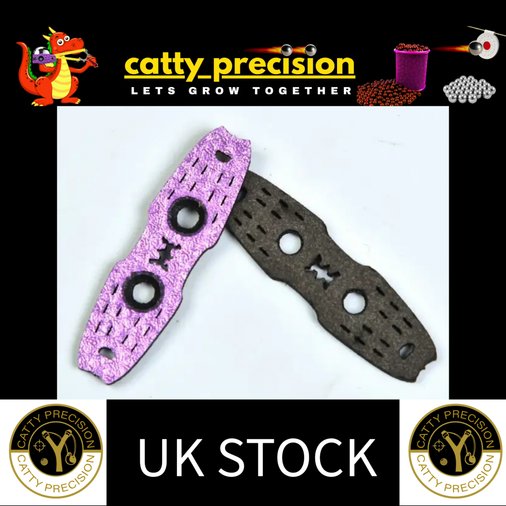 Purple Leather Pit pouches 45mm x 12mm