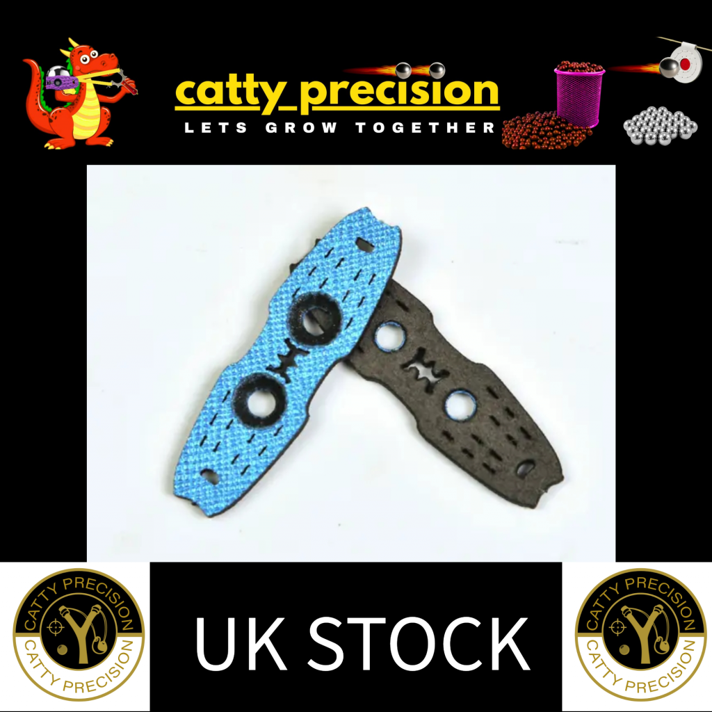 Blue Leather Pit pouches 45mm x 12mm