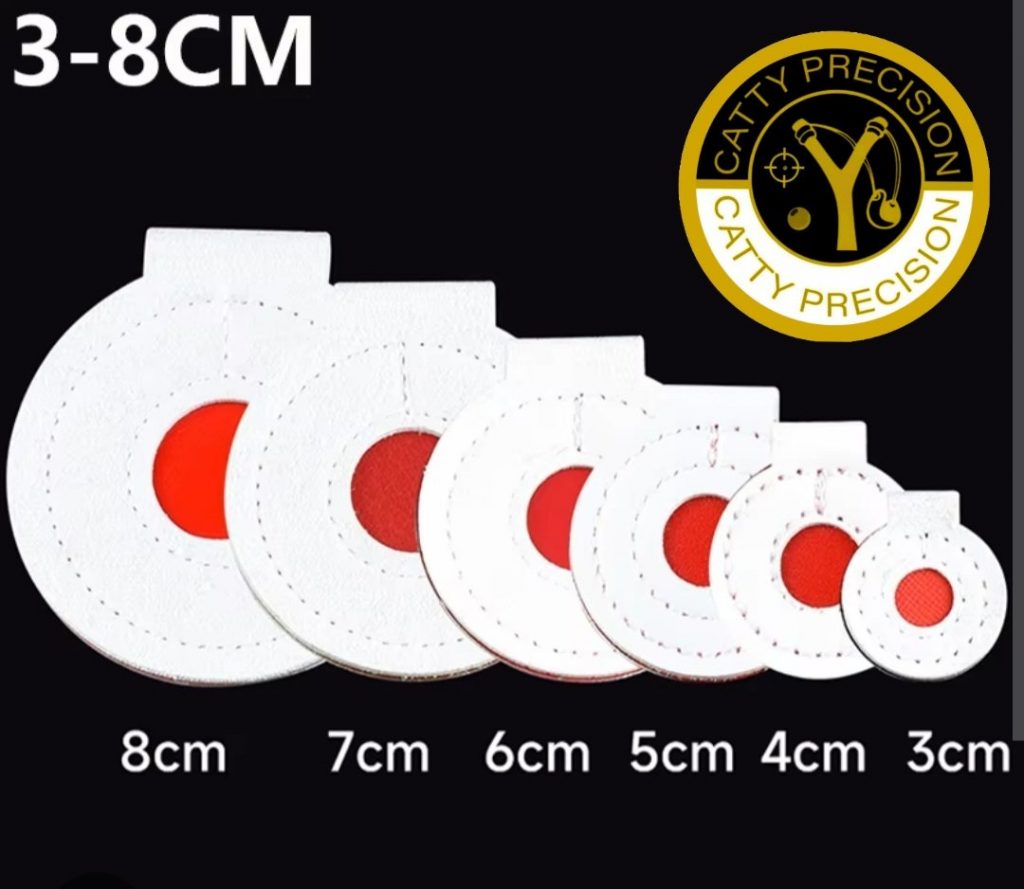 Microfiber Leather Bullseye Targets 3cm - 8cm