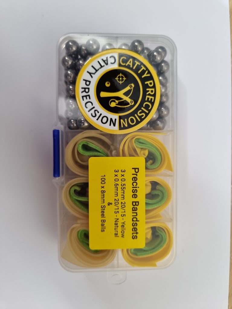 Tester pack of Precise Bandsets in .55 &.6 with 100 x 8mm Balls