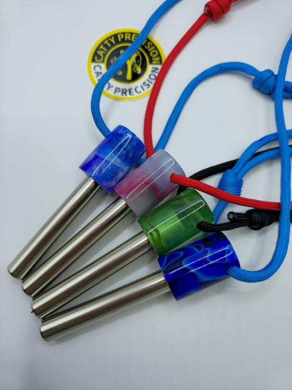 Magnetic Slingshot Ammo Holder – 10mm N52 Power | Custom Acrylic Top & Adjustable Paracord Lanyard - Image 3