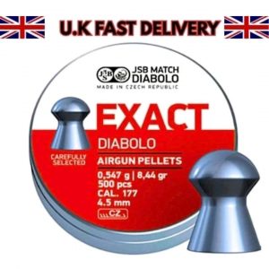 🎯 JSB Diabolo Exact .177 Pellets | 8.44 Grain | 4.52mm | 500ct | UK Stock 🚚