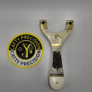 🦌 Custom Handmade Slingshot – Camel Bone & Deer Antler Handle - Flat band or Tube