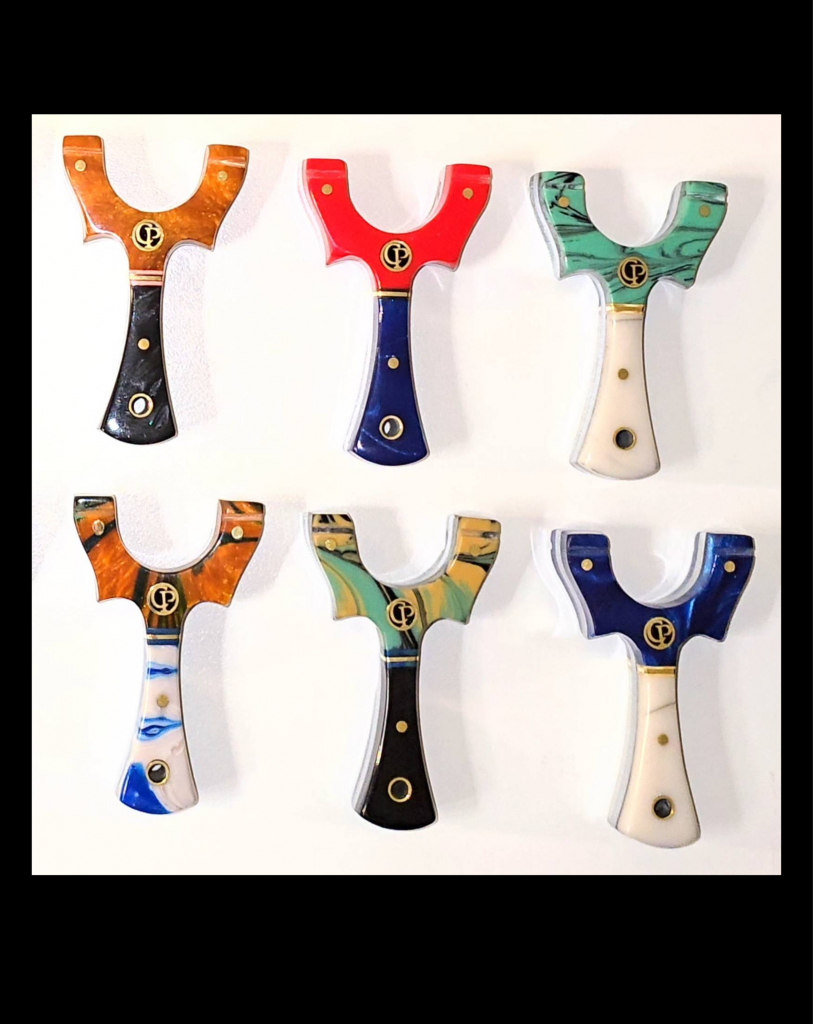 🏹Custom Resin Mini Slingshots Unique - Handcrafted 🏹