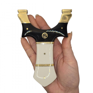 🛡️ Catty Precision Sentinel – Black & Ivory Resin (OTT)