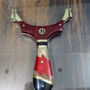 TTF PPMG – Solid Steel Core | Red Resin & Natural Wood