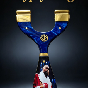 Gypsy King – Tyson Fury Sapphire Blue Custom Slingshot