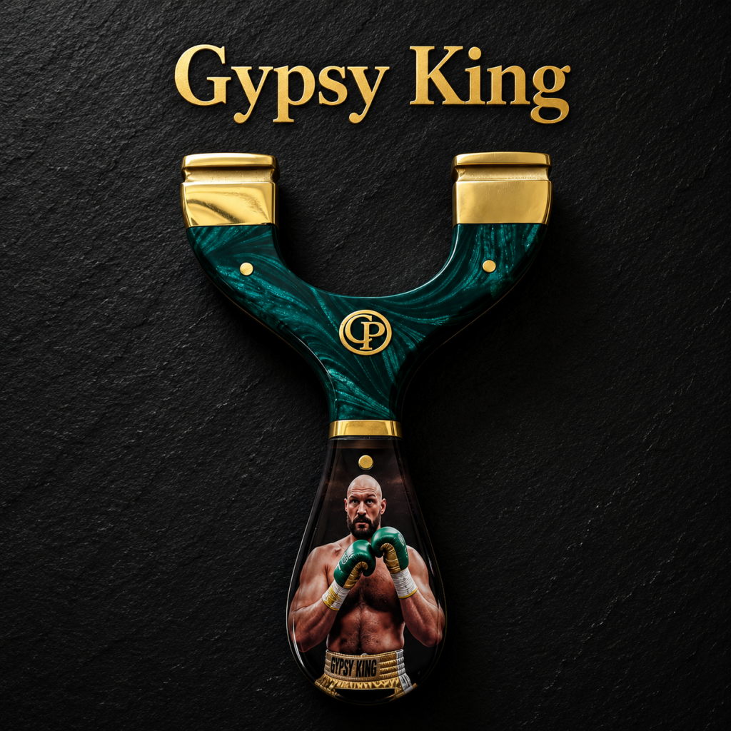 Green Gypsy King – Tyson Fury Custom Resin Slingshot