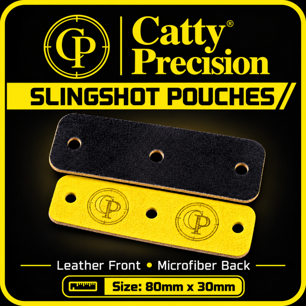 Catty Precision 85mm x 30mm Slingshot Pouches